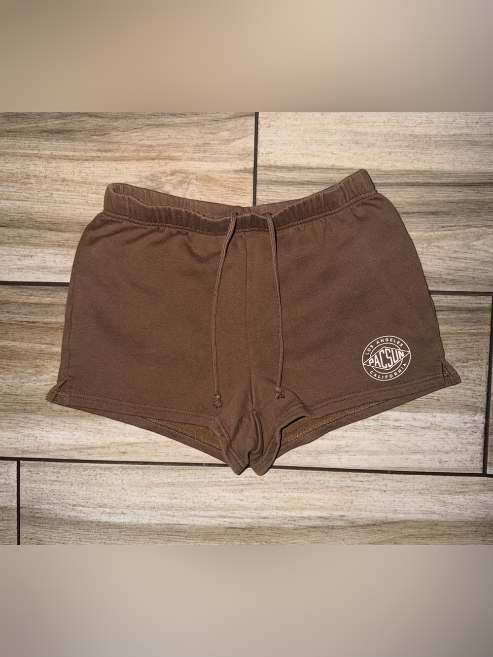 PacSun Brown Athletic Drawstring Lounge Shorts